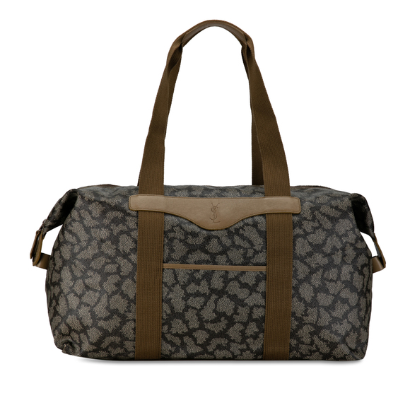 Yves Saint Laurent Handbags - YVES SAINT LAURENTYves  Coated Canvas Travel Bag